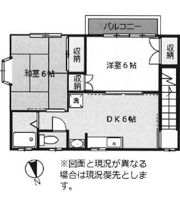 メイプルハウスⅢの間取り画像