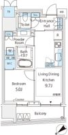 ミレアコート銀座プレミアの間取り画像