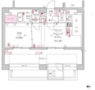 ベルシード新大橋の間取り画像