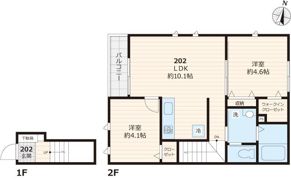 YOUR MAISON よつばのクローバーの間取り画像