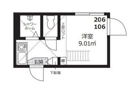 アウ?ァンティ高田馬場の間取り画像