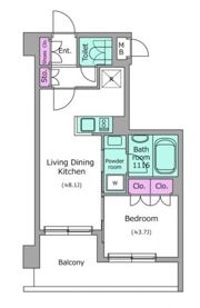 ドゥーエ菊川の間取り画像