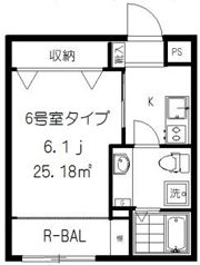 フォセット上北沢の間取り画像