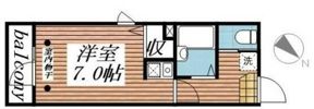 汐留フラッツの間取り画像