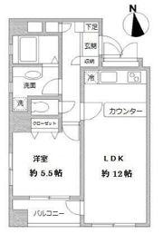 ラクラス田原町の間取り画像