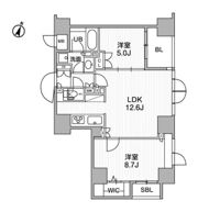 東神田テラスレジデンスの間取り画像