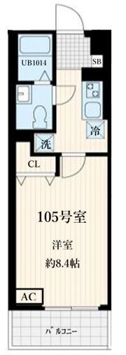 Skuld松陰神社の間取り画像
