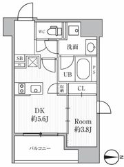 CAVANA+ SHINTOMICHOの間取り画像