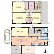 荻窪一戸建の間取り画像