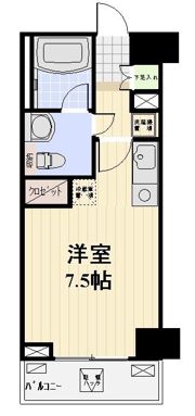 プロスペクト日本橋本町の間取り画像