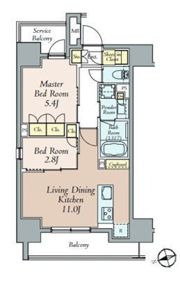 クレストコート本郷三丁目の間取り画像