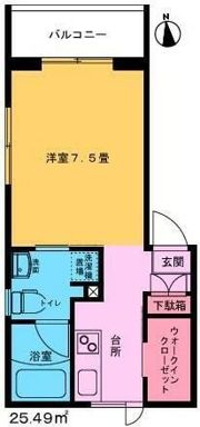 Villa mon－nakaの間取り画像
