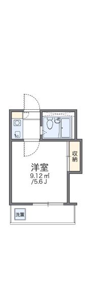 レオパレスオグラⅢの間取り画像