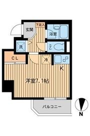 ジョイシティ住吉Ⅱの間取り画像