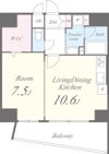 クリア岩本町の間取り画像