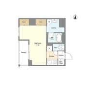 バウスフラッツ住吉の間取り画像