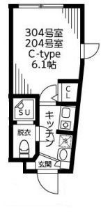 THE ROOM'S 幡ヶ谷の間取り画像