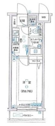 ヴェルト西馬込の間取り画像