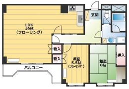 ロイヤルフラッツ井上の間取り画像