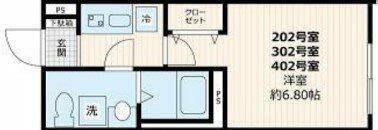ベルシードステアー武蔵関の間取り画像