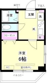 モンシャトー中野・新井館の間取り画像