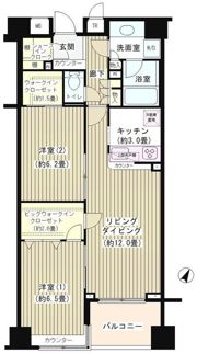 KDXレジデンス日本橋水天宮の間取り画像