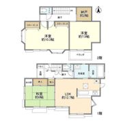 中田東1丁目貸家の間取り画像