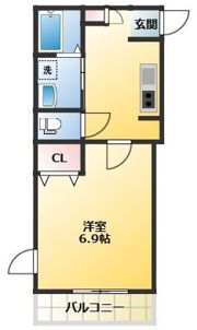 レディオ関口の間取り画像