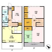 グリーンタウン Aの間取り画像