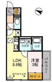 東松山エテルネルの間取り画像