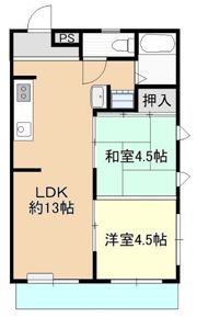 リトルフラワー壱番館の間取り画像