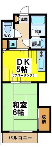 ビラージュ笹塚1の間取り画像