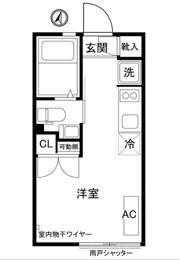 グランエッグス東中野Sの間取り画像