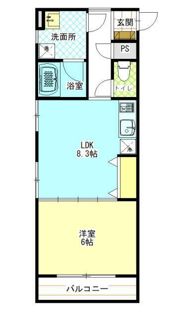 トーハン パールハイツ中野の間取り画像
