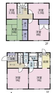 鷺宮戸建ての間取り画像