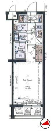 コンシェリア品川THE RESIDENCEの間取り画像