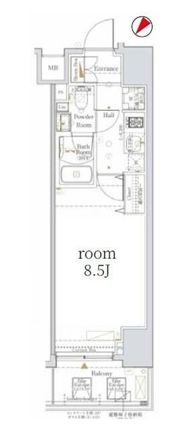 The Log日本橋の間取り画像