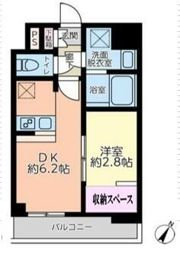 ドゥーエ浅草橋Ⅱの間取り画像