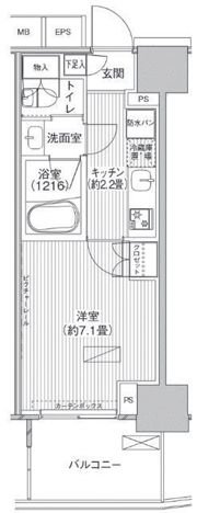 ヒューリックレジデンス新御茶ノ水の間取り画像