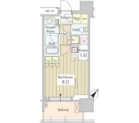 ユニゾンタワーの間取り画像
