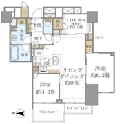 BrilliaTower上野池之端の間取り画像