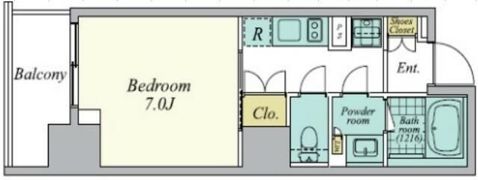 クレストコート中野の間取り画像