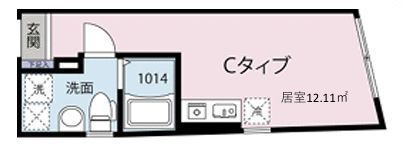 シカダナカノの間取り画像