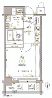レアライズ高田馬場の間取り画像