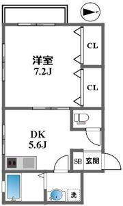 エクウス新宿の間取り画像