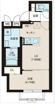レピュア早稲田レジデンスの間取り画像