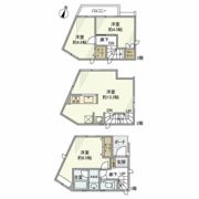 雑司が谷戸建の間取り画像