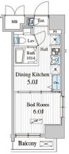 Totsu Residence Kaminarimonの間取り画像