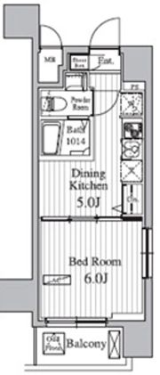 Totsu Residence Kaminarimonの間取り画像