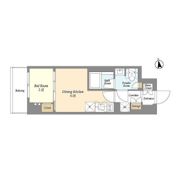 AIFLAT品川戸越パークサイドの間取り画像